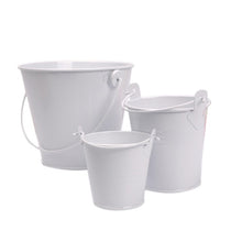 Load image into Gallery viewer, Mini Metal Buckets 3 Size Garden